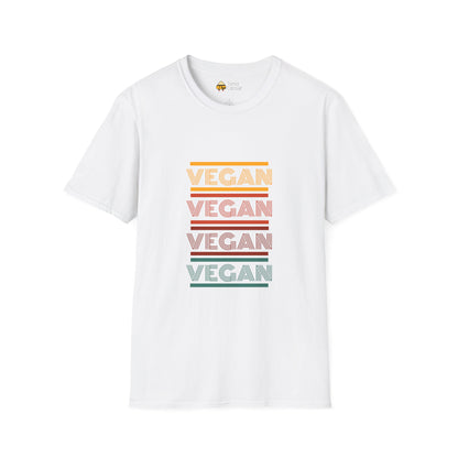Retro Vegan Eco-Friendly Softstyle T-Shirt