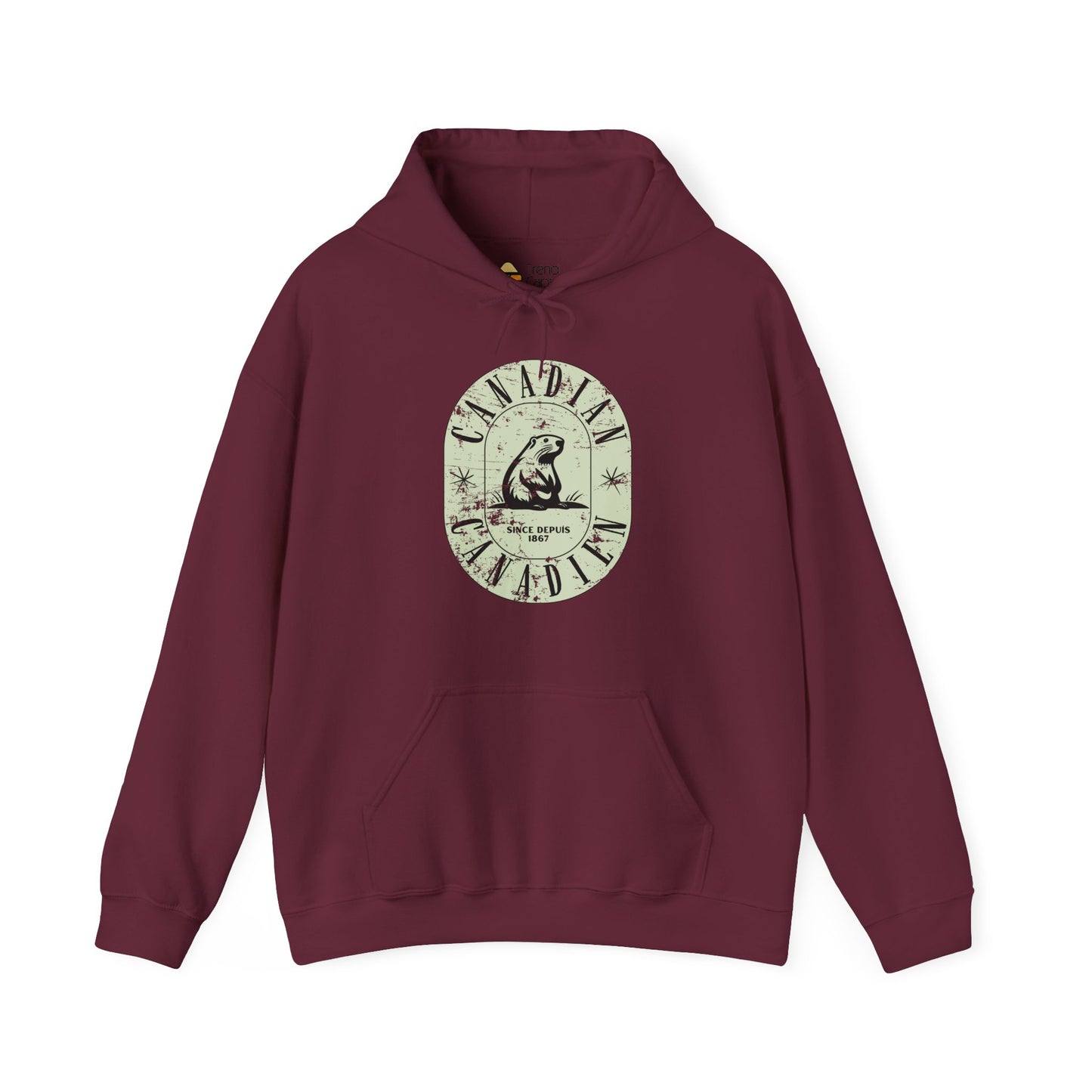 Vintage Canadian Beaver Heritage Hoodie